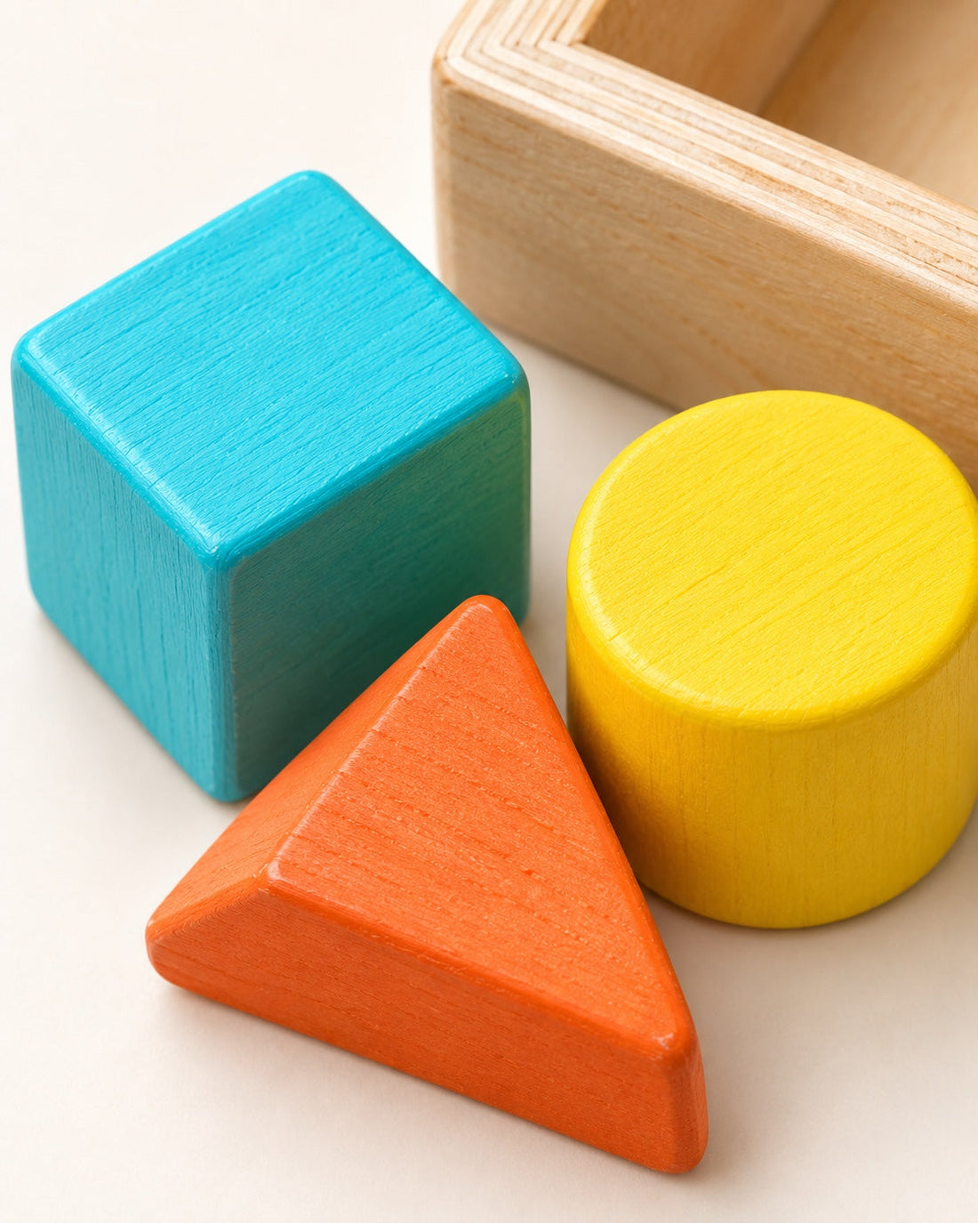Détail du bois et des pièces colorées.