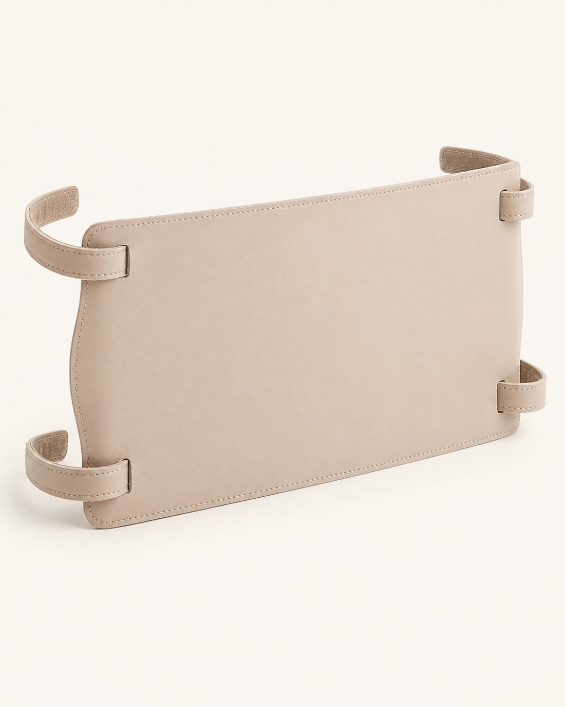 Le panneau beige vu de trois quarts.